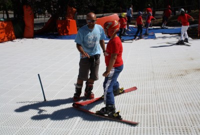 GEOSKI Piste zum alpinen Skilauf ohne Schnee